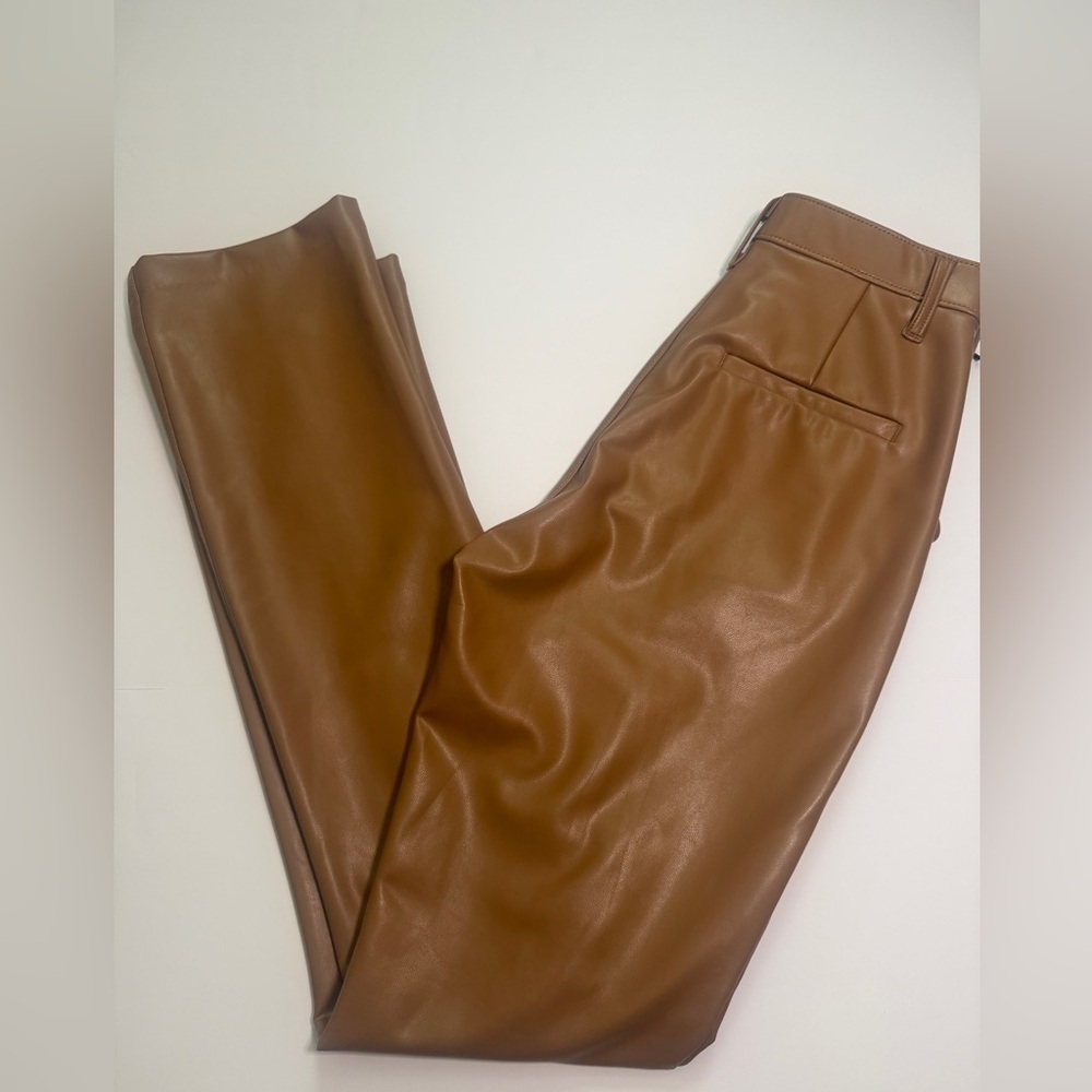 Abercrombie & Fitch Brown Leather Chinos